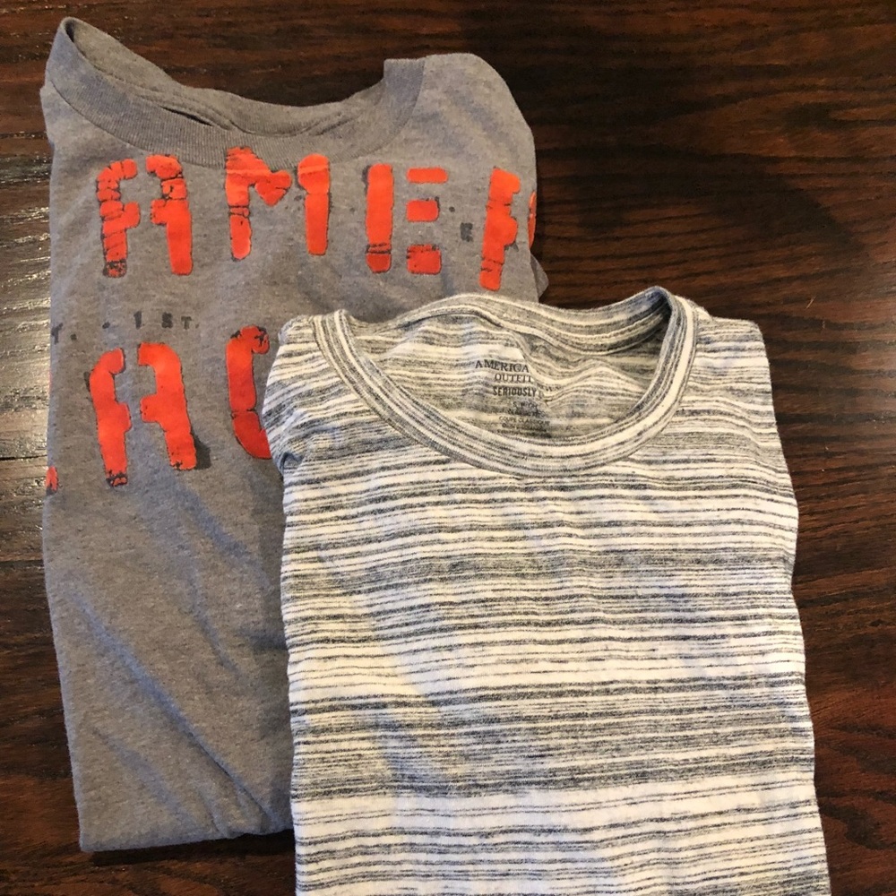 Two American Eagle shirts